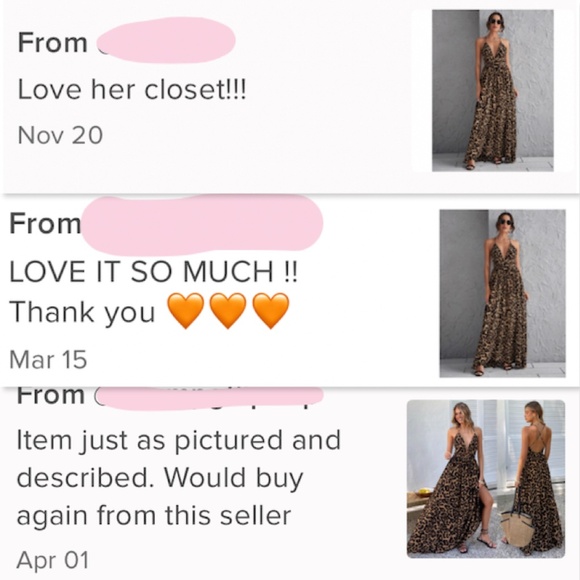 Backless Cheetah Maxi Dress Criss Cross V-Neck - Picture 13 of 16